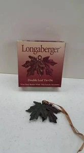 Cesta Longaberger - Doble Hoja Atada Otoño - NUEVA EN CAJA Atada - Imagen 1 de 4