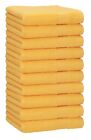 Betz 10 pièces de serviettes PREMIUM 100% coton taille 50x100 cm jaune miel  