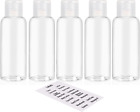5 Pack 3.4oz Empty Plastic Travel Bottles for Toiletries TSA Approved Leak Proof