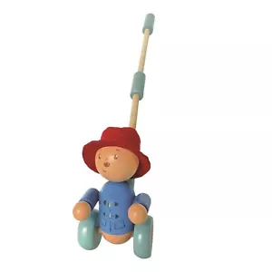 Wooden Push Along Orange Tree Toys Paddington Push Along For Toddlers - Picture 1 of 2