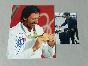 FABIAN CANCELLARA 2 x Olympiasieger Radsport signed Foto 20x25 in-person + Foto - Picture 1 of 1
