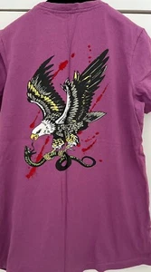 Zoe Karssen purple Eagle Vintage style T-Shirt Size S - Picture 1 of 4