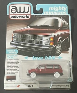 2025 Auto World 1985 Dodge Caravan Target White Chase Release 2 Version B #4 - Picture 1 of 2
