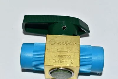 NEW Swagelok B-8P6T2 Manual Brass Plug Valve 1/2'' - Image 1 of 4