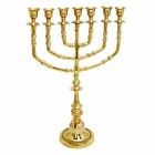 Brass Copper Jumbo Menorah 16 Inch Height Massive Candle Holder Stunning Gift