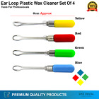 Ear Pick Wax Cleaner Earpick Curette Remover Medical ENT Ear Pick Tool Pack Of 4