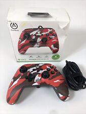 PowerA Enhanced Wired Controller for Xbox One - Metallic Red Camo ™ ⚠️READ