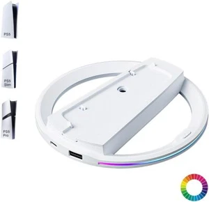 RGB-Illuminated Vertical Stand For PS5 Compatible with Slim/Pro Models - Afbeelding 1 van 7