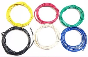 16 ga Gauge AWG Black Red Yellow White Green Blue Car/Alarm Primary Wire 12V 30' - Picture 1 of 1