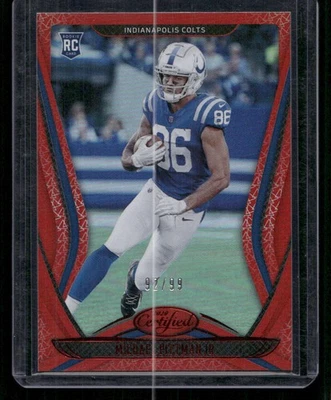 2020 Panini Certified #122 Michael Pittman Jr. Mirror Red #/99 Rookie - Image 1 of 2