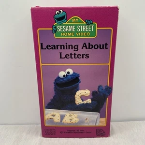 Sesame Street Learning About Letters (VHS, 1986) vintage original release.  - Picture 1 of 4
