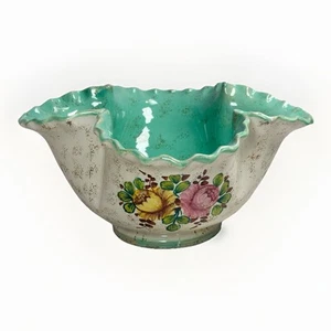 Vtg Signed Italy Cameo Pottery Bowl H. 776 - Picture 1 of 2