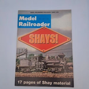 Model Railroader Magazine May 1971 Shays Issue Narrow Gauge Trains Vintage - Picture 1 of 7