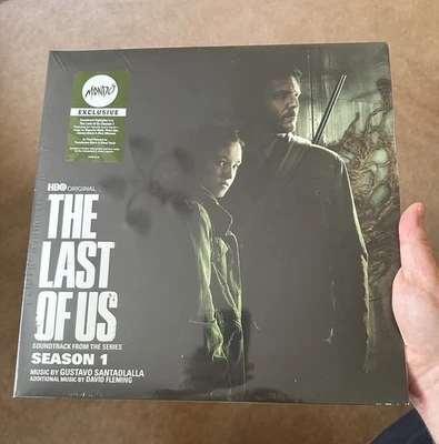 THE LAST OF US SEASON 1 SOUNDTRACK 2xLP MONDO SILVER/BLACK SWIRL EXCLUSIVE VINYL - Image 1 of 2