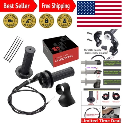 Durable Motorcycle Throttle Cable Assembly for Smooth Performance on Dirt Bikes - Image 1 of 4