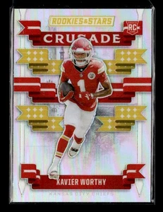 2024 Panini Rookies & Stars #C-XWY Xavier Worthy Rookie Crusade Silver Chiefs - Imagen 1 de 2