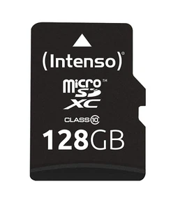 Karta pamięci Intenso Micro SDXC 128GB Class 10 z adapterem SD, 3413491 - Zdjęcie 1 z 6