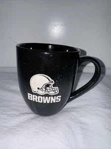 Cleveland Browns Coffee Mug Cup Tea NFL Black Official Merchandise - Picture 1 of 3