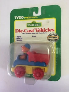 1997 Sesame Street Ernie's Dump Truck Die Cast Vehicle Tyco Matchbox - Picture 1 of 2