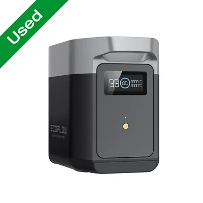 EcoFlow Delta 2 Power Station Smart Extra LiFePO4 Battery 1024Wh Backup Used - Image 1 of 4