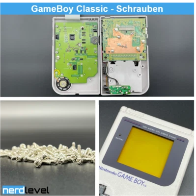 GameBoy Classic Schrauben Gehäuse Platine Kreuz Kreuzschlitz Game Boy DMG-01