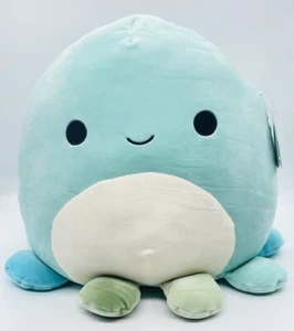 NWT Squishmallows 14" Olga The Octopus S14 #678 Squishdate 11.17.2020 Blue Green - Picture 1 of 7