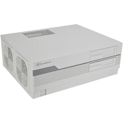 SilverStone SST-FLP01W, HTPC-Gehäuse, creme - Bild 1 von 4