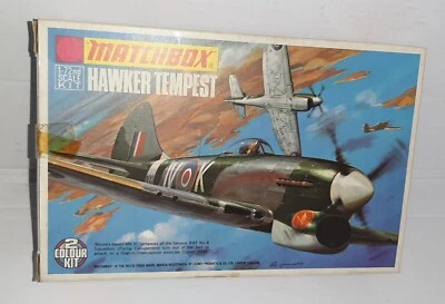 MATCHBOX 1/72 HAWKER TEMPEST PK-23 KIT MONTAGGIO OBSOLETO - Immagine 1 di 4