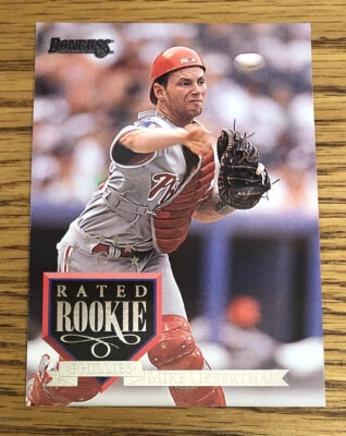 Mike Lieberthal 1995 Donruss Rated Rookie Phillies #240    *B746* - Image 1 of 2