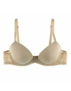 Sujetador de contorno desnudo americano Elle Macpherson E72-941 desnudo talla 32DD $65 nuevo con etiquetas - Imagen 1 de 5