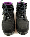Skechers Womens Steel Toe Waterproof Work Boot Hiking 9.5 Purple Gray Black