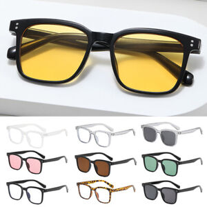 Retro Square Sunglasses Mens Womens UV400 Colorful Sun Glasses Shades Eyewear