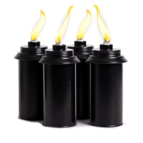 Outdoor Torch Replacement Canisters 16 Oz . Compatible W Tiki Brands Bamboo & MO