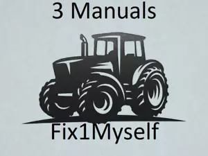 Mahindra 7060 Cab 4WD Service Manual and Operator Manuals FREE SHIPPING - Picture 1 of 6