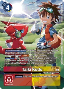 Taiki Kudo (Alternate Art) BT21-083 SR NM World Convergence Digimon TCG - Picture 1 of 1