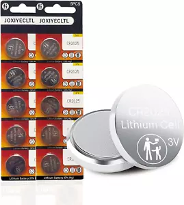 CR2025 Button Cell Batteries 3V Lithium Batteries CR2025 for Watches Calculators - Picture 1 of 8
