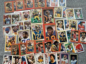 Retro 1980’s Los Angeles Rams Stickers Dickerson Slater Ellard White and More - Picture 1 of 2