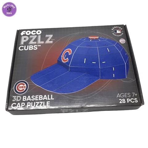 Chicago Cubs Helmet Puzzle Cover