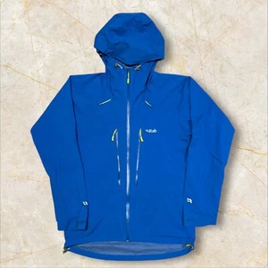 Mens Blue RAB Spark Pertex Shield Lightweight Hooded Jacket Size Large (L) L968 - Picture 1 of 9
