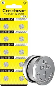 10 Stück AG8 1,5V Zelle Batterie LR1120 LR57 SR55 LR55 CX191 für Uhr Spielzeug Fernbedienungen - Bild 1 von 5