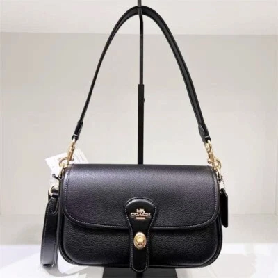 COACH Hadley Shoulder Bag Black 2 Way Crossbody Bag CY683 outlet New F/S JPN - Image 1 of 4