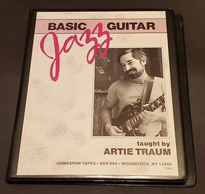 Basic Jazz Guitar by Artie Traum 3 Cassette Set w Book - Like New 1978 - Image 1 of 4