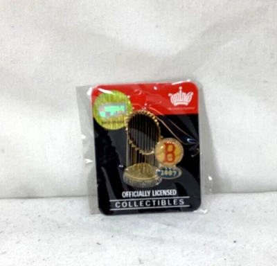 2007 World Series Champions Boston Red Sox Trophy Pin (A) Fenway FREESHIP - Image 1 of 2
