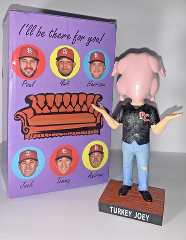 Peoria Chiefs Turkey Joey Friends Bobblehead 8-15-2020 sga NIB new in box Cover
