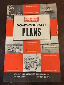 Do it yourself Plans, Science & Mechanics Booklet, about 1940's or 50's - Picture 1 of 8