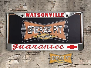 Guarantee Chevrolet Watsonville License Plate Frame - Picture 1 of 3