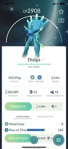 Shiny Dialga Origin Form Roar Of Time Pokemon Gen8 Go Same/30 Pokémon Hisui Read - Picture 1 of 1