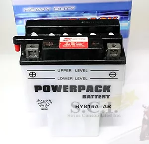 HONDA VT700 VT750 VT1100 SHADOW 1983 - 2001 HYB16A-AB BATTERY SHIPS DRY - Bild 1 von 5