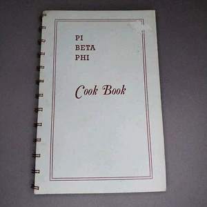 1957 PI BETA PHI TN Tennessee 128 Page Cook book 4th Edition 1963 - Picture 1 of 3
