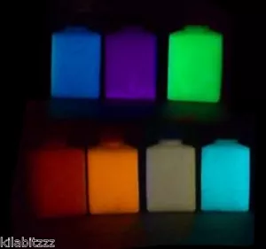 Glow In The Dark 15ml Choose a colour  Luminescent Luminous paint  - Picture 1 of 12